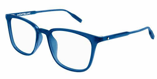 Mont Blanc MB0089OK Men's Eyeglasses In Blue